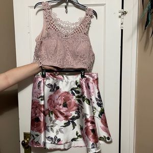 2pc summer party dress.  Worn once